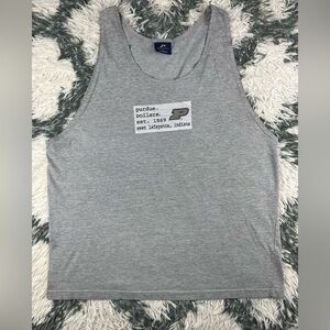 Pro Player Men’s Gray Purdue Boilermakers Tank Size XL